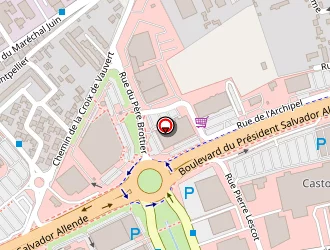 Carte de Kiabi à Nîmes