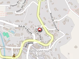 Carte de Auberge Du Marronnier à Belmont-sur-rance