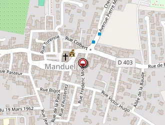 Carte de Salle De Musculation à Manduel