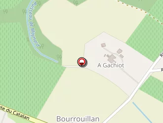 Carte de Le Moulin Du Comte à Bourrouillan