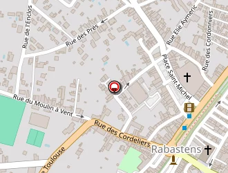 Carte de Monceaux Cécile à Rabastens