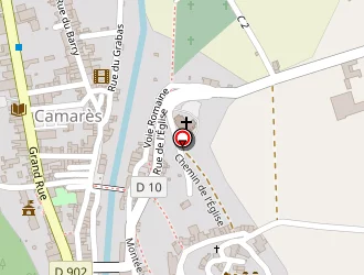 Carte de La Camarete à Camarès