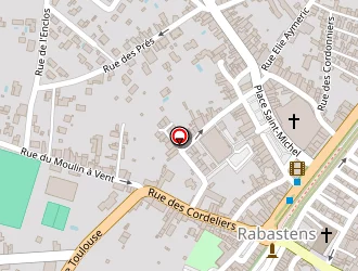 Carte de Caisse D'epargne Et De Prévoyance De Midi-pyrénées à Rabastens