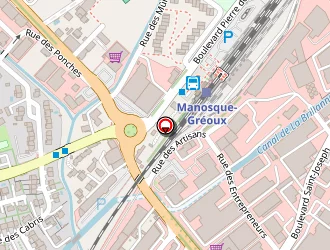 Carte de Atelier 180 à Manosque