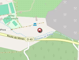 Carte de Aquaterre à Caveirac