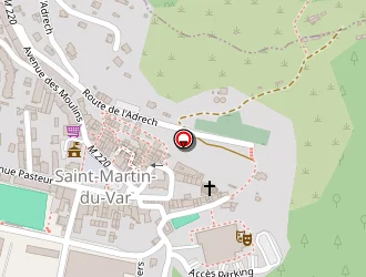 Carte de La Poste à Saint-martin-du-var