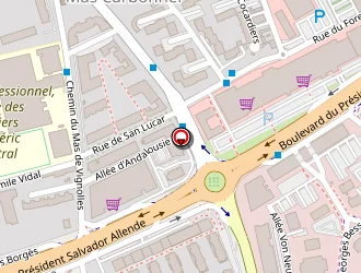 Carte de Eve Vernhet à Nîmes