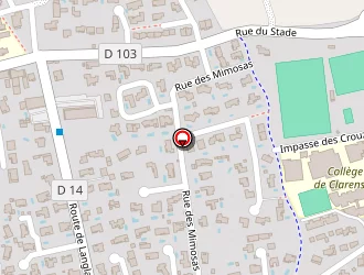 Carte de Duthil Philippe à Clarensac