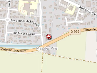 Carte de Ecuries Le Piaffer à Redessan