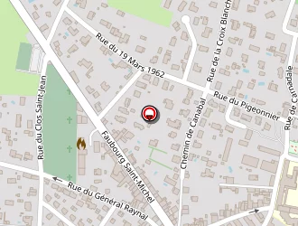 Carte de Quenault Sanfins Calvel Gavanou Schneider (scp) à Rabastens