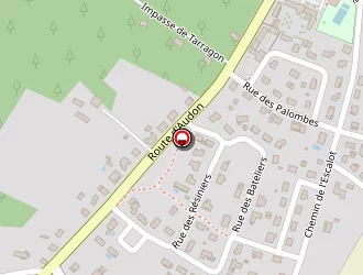 Carte de Chambre D'hôtes Thevenin à Tartas