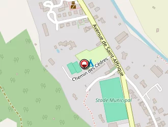 Carte de Salle Tixier à Camarès