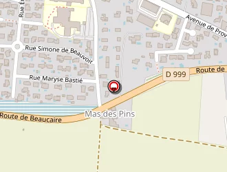 Carte de Supermarché Casino à Redessan