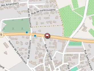 Carte de Loubert à Jonquières-saint-vincent