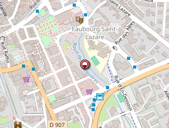 Carte de Complexe Sportif De La Ponsonne à Manosque