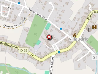 Carte de La Poste à Villaudric