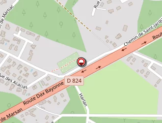 Carte de Comet See à Tartas