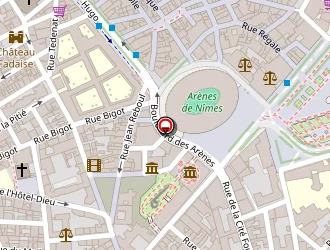 Carte de Plaideau-bât à Nîmes