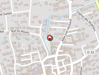 Carte de Ecole Notre Dame De Grâce à Maillane