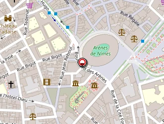 Carte de La Tour Des Maths à Nîmes