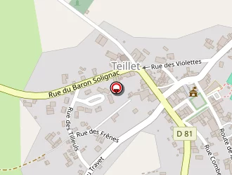 Carte de Maurel Alain à Teillet