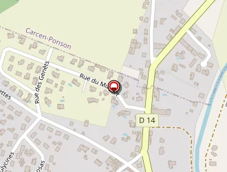 Carte de Bourdet Sécurité à Tartas