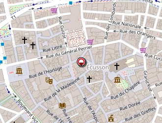 Carte de Petit Casino à Nîmes