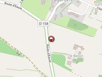 Carte de Gabillon à Lagardère