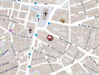 Carte de Toril D Artistes à Nîmes