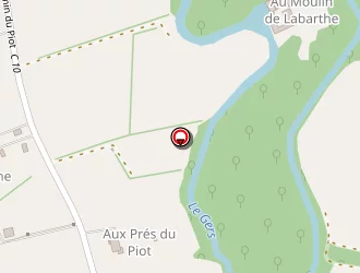 Carte de Le Piot à Fleurance