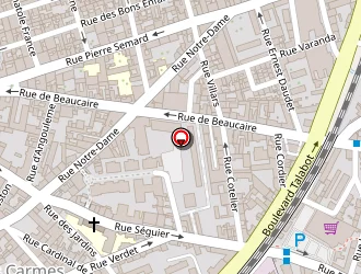 Carte de Station Esso Express à Nîmes