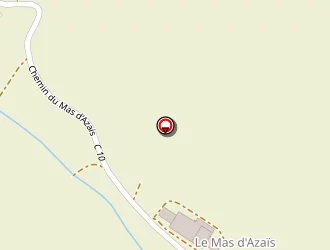 Carte de Mas D'azais à Montlaur