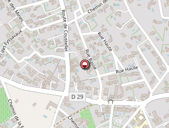 Carte de La Bergerie à Maubec