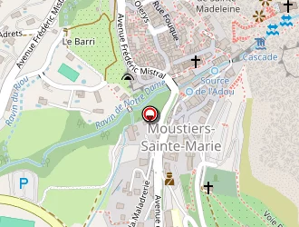 Carte de Aux Ptits Z Oignons à Moustiers-sainte-marie