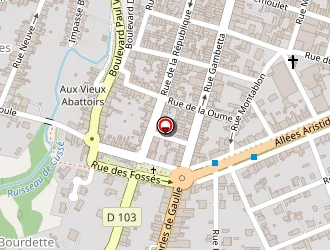 Carte de Au Pressing De La Place à Fleurance