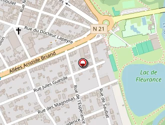 Carte de Sas Gimbert Et Associés à Fleurance