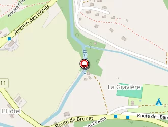 Carte de Camping La Pinatelle à Saint-auban