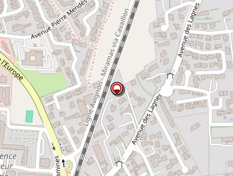 Carte de Ctre Medico Social à Cavaillon