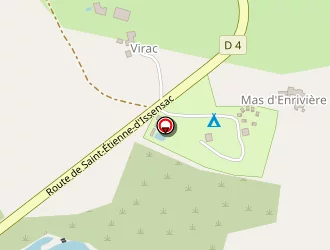 Carte de Camping Val D'hérault à Brissac