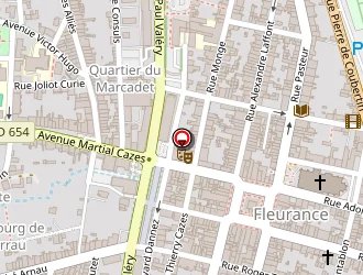 Carte de La Pierre Sacree à Fleurance