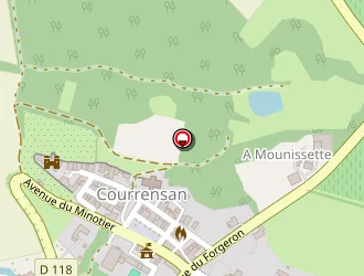 Carte de Carro' Déco'' à Courrensan