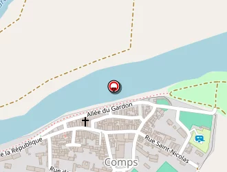 Carte de Café De France à Comps