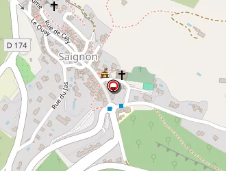 Carte de Communaute De Communes Du Pays D'apt Aep (commune) à Saignon