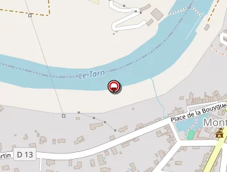 Carte de La Bouygue à Montans