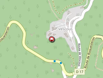 Carte de La Capeline à Toudon