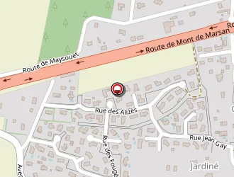 Carte de Aqualan à Saint-perdon