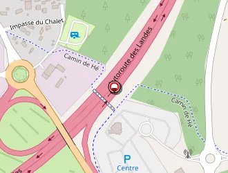 Carte de Inter Hôtel Les Bruyères Adhérent à Castets