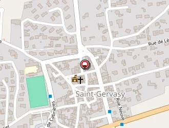 Carte de Boutière Bernard à Saint-gervasy