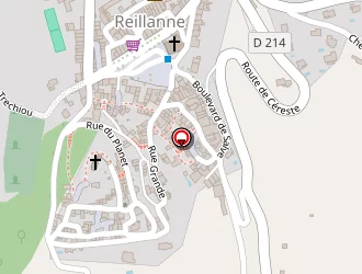 Carte de Cafe De La Place à Reillanne