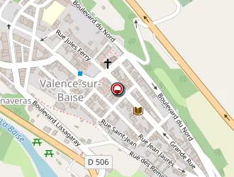 Carte de Depis Jacky à Valence-sur-baïse